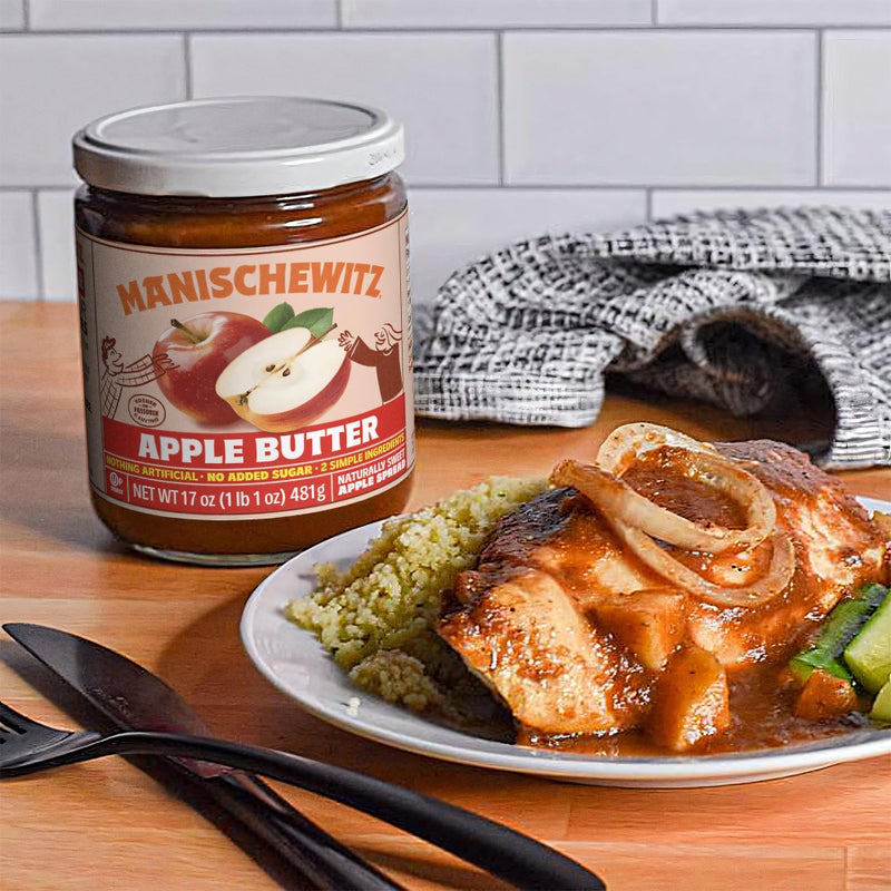 Manischewitz Apple Butter, 17oz | Smooth & Sweet Spread, Great for Sauces & Glazes, No Sugar Added - Image 5